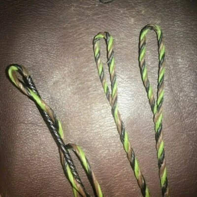 65" ACTUAL LENGTH CAMO FLEMISH - LONGBOW - Bow String CUSTOM MADE 3-PLY B-50    - Image 1 of 2