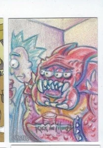 Tarjeta de boceto Cryptozoic Rick and Morty Mark Finneral - Imagen 1 de 1