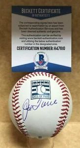 JOE TORRE YANKEES/BRAVES SIGNED AUTO HALL OF FAME BASEBALL BECKETT H47610 - Picture 1 of 5
