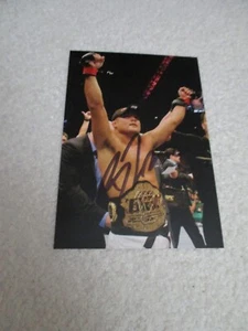 Foto firmada por BJ PENN 4x6 UFC FIGHTER AUTÓGRAFO 1A - Imagen 1 de 1