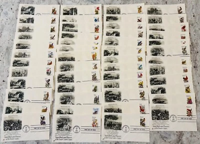 50 Pcs  ArtCraft  FDC  1982   20c   State Birds & Flowers         Sc # 1953-2002 - Image 1 of 3