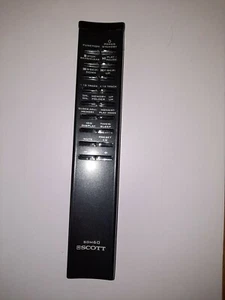 Remote / Télécommande Radio / CD Player Scott SDM60 ORIGINAL (Black / Noir) - Photo 1/1