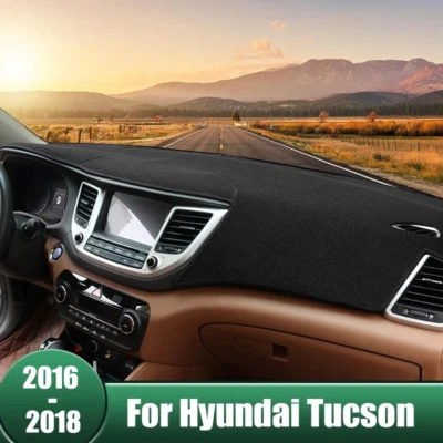 Alfombrilla antirreflejo para tablero de instrumentos para Hyundai Tucson 2016-2018 alfombrilla accesorios Foto 1 de 4