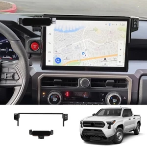 Car Cell Phone Holder Mount Charging Navigation Stand For Toyota Tacoma 2024-25 - Foto 1 di 8