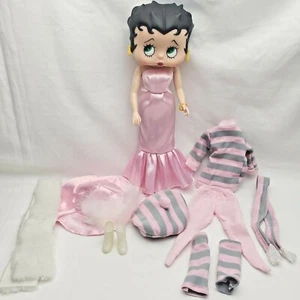 Vintage 1986 Betty Boop 11" Doll *READ* with Gown, Winter Outfit & Accessories - Picture 1 of 12