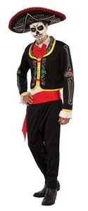 Rubies Day Of The Dead Senor Dress Up Scary Halloween Party Costume Standard - Picture 1 of 4