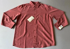 Hobie Men’s Size M Shirt Red Button Logo Pocket Casual Surf NWT Outdoor Camp - Picture 1 of 17
