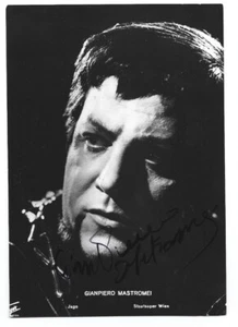 AUT 013 - Lirica - Foto con autografo Gianpiero Mastromei - Imagen 1 de 1