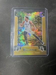 Jahlil Okafor RC 2015-16 Panini Excalibur Crusade Camo  Philadelphia 76ers