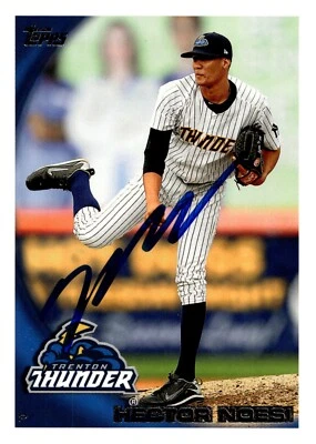 Hector Noesi - Signed 2010 Topps Pro Debut Rookie Card #350 - Trenton Thunder - Image 1 of 2
