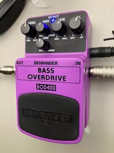 BEHRINGER BOD400 BASS OVERDRIVE - Picture 1 of 11