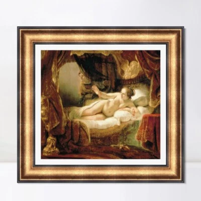 Lienzo enmarcado serie de impresión de giclee #006 por Rembrandt Harmenszoon van Rijn arte de pared Foto 1 de 4