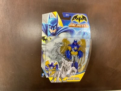 2014 Mattel Batman Unlimited Batman & SkyFire Dragon - NIB see photos - Image 1 of 4