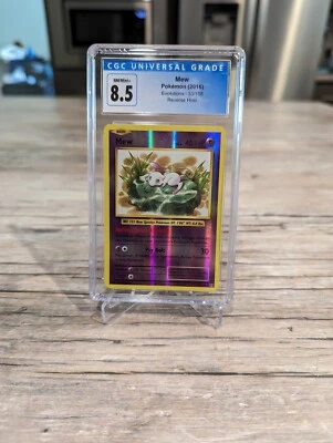 CGC 8.5 Mew 53/108 Reverse Holo Near Mint/Mint - XY Evolutions -Pokemon PSA  - Image 1 of 4