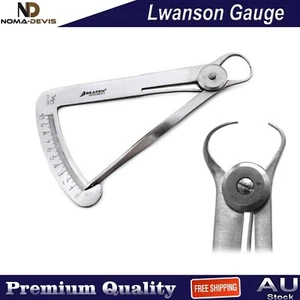 Dental Lwanson Gauge Measuring Thickness Spring Caliper Orthodontic Lab Tools - Bild 1 von 4