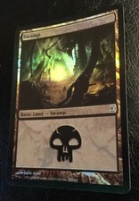 Magic The Gathering MTG Swamp 290 - Foil Time Spiral Singles