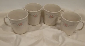 English Breakfast Corning Coffee Cups Lot of 4 Retired Vintage 1990s - Picture 1 of 5