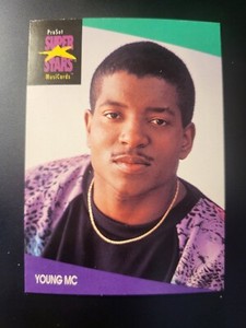 1991 Pro Set SuperStars MusiCards Young MC card #146