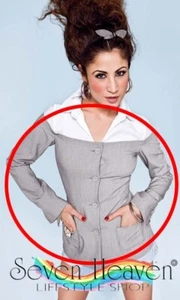 🔵PAZZI SALDI🔵 DENNY ROSE : GIACCA / BLAZER / CHAQUETA / JACKE TG. XS - Foto 1 di 2