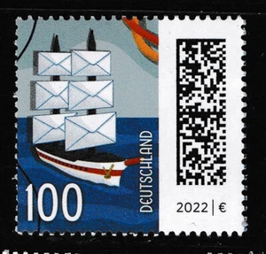BRD 3646 Briefsegler 100C - Einzelmarke mit dreistelliger Nummer postfrisch - Bild 1 von 2