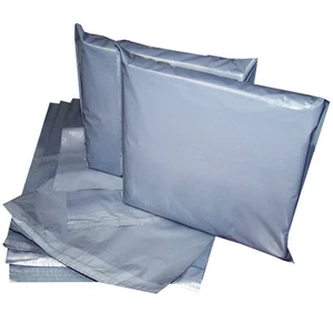 7x9' Strong Grey Mailing Post Poly Postage Bags Self Seal Cheap No Smell 4U - Picture 1 of 1