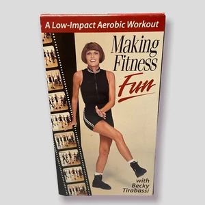 Making Fitness Fun VHS Low Impact Aerobics Becky Tirabassi 1994 90s Workout - Picture 1 of 3
