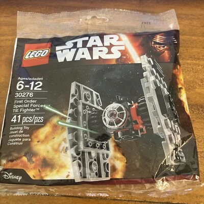 LEGO Star Wars: First Order Special Forces TIE fighter (30276) Polybag BRAND NEW - Image 1 of 2
