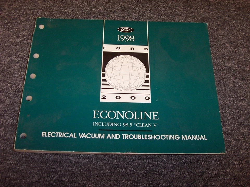 1998 Ford Econoline E150 E250 E350 Van Electrical Wiring Diagram Manual xo - Изображение 1 из 1