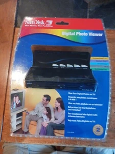 SanDisk Digital Photo Viewer Card Reader for TV/SDV1-A NEW Sealed with REMOTE  - Picture 1 of 16