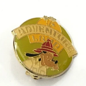 Vintage Disneyland Collector Pin GOOFY In ADVENTURE LAND Button Pinback VGC - Picture 1 of 4
