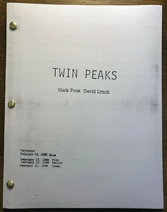 TWIN PEAKS TV PILOT SCRIPT (FEB 1989) ~ MARK FROST & DAVID LYNCH *REPRODUCTION* - Picture 1 of 9