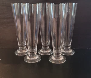 Waterford Marquis "Vintage" Beer Pilsner Footed Minimalist Barware Set Of 5 - Picture 1 of 8