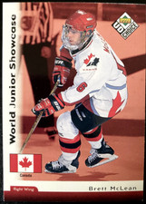 Brett McLean 1998-99 UD Choice World Junior Showcase #270 Canada