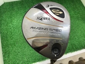 HONMA GOLF Perfect Switch 3W Fairway Wood Flex-R 3S ARMRQ6 PS With H/C F/S - Picture 1 of 5