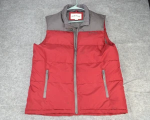 Orvis Daunen Puffer Weste Herren M rot Entendaunen Federfüllung Forelle Po Fisch Wandern - Bild 1 von 13