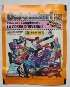 BUSTINA CALCIATORI PANINI 2015-16 il film del campionato LA CORSA D'INVERNO - Picture 1 of 2