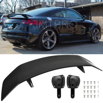 Alerón trasero estilo GT para Audi TT TTRS TTS 46" ala de carreras negro brillante Foto 1 de 4