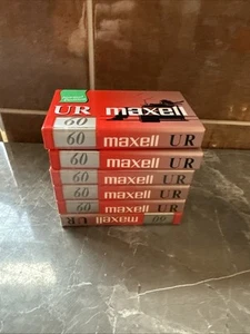 6 x Maxell UR60 Kassetten nagelneu und versiegelt - Bild 1 von 1
