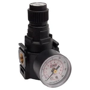 Ingersoll Rand R27121-100 Pneumatic Regulator, 5-125PSIG Set, 13CFM, 1/4in NPT - Picture 1 of 8