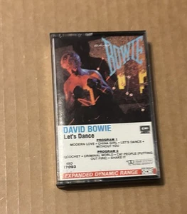 DAVID BOWIE CASSETTE TAPE LET'S DANCE MODERN LOVE CHINA GIRL STEVIE RAY VAUGHAN - Picture 1 of 2