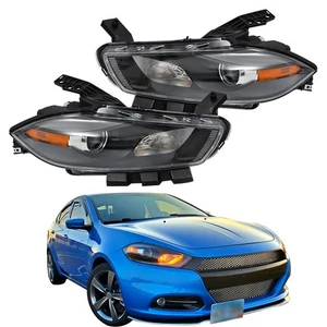 Driver+Passenger Side Headlights Headlamps Set For Dodge Dart 2013-2016 Halogen - Bild 1 von 12