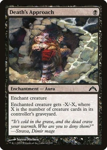 Death's Approach 4x FOIL GTC MTG Gatecrash Common MINT black - Bild 1 von 1
