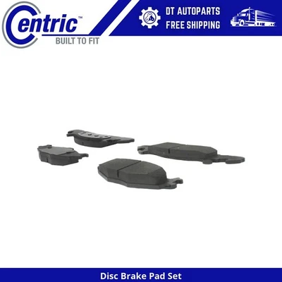 Para 1984-1990 Dodge Caravan | Pastilhas de freio a disco dianteiras centrais | Semi-metálicas - Imagem 1 de 3