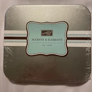 Stampin Up Tagged Accenti ed Elementi NUOVO in Scatola di Latta Sigillata C - Foto 1 di 2