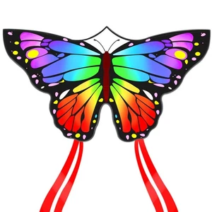 Large Butterfly Kite for Kids & Adults, 55" X 28" Easy to Fly Single Line Kite f - Picture 1 of 7