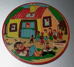 Vintage Wooden 20 Piece Puzzle Made In Holland Collectible Rare Unique - Picture 1 of 6