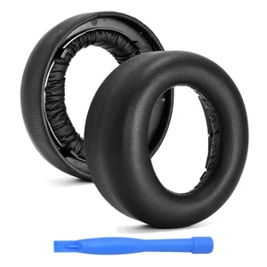 Almohadillas de repuesto para auriculares inalámbricos Sony PS5 Pulse 3D - espuma con memoria negra - Imagen 1 de 4