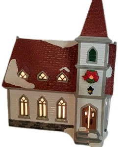 DEPT 56 Snow Village Shady Oak Church With Original Box #5462-3 Vintage  - Bild 1 von 14