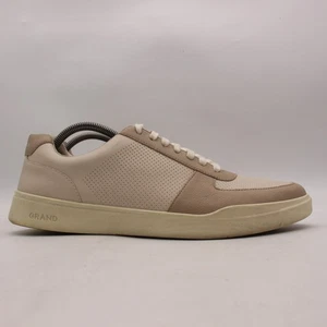 Tenis Moderno Cole Haan Grand Crosscourt Para Hombre 11 M Tenis Cuero Beige - Imagen 1 de 9