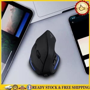 Vertical Mouse Bluetooth-Compatible +2.4GHz 4800 DPI for PC Laptop Windows ~Hot - Zdjęcie 1 z 10